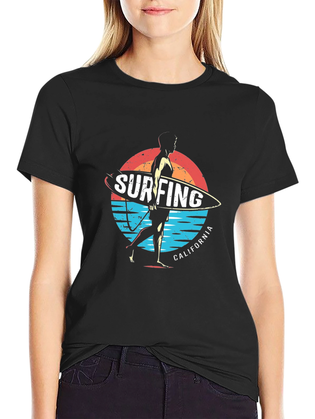 Surfing California Graphic Tee