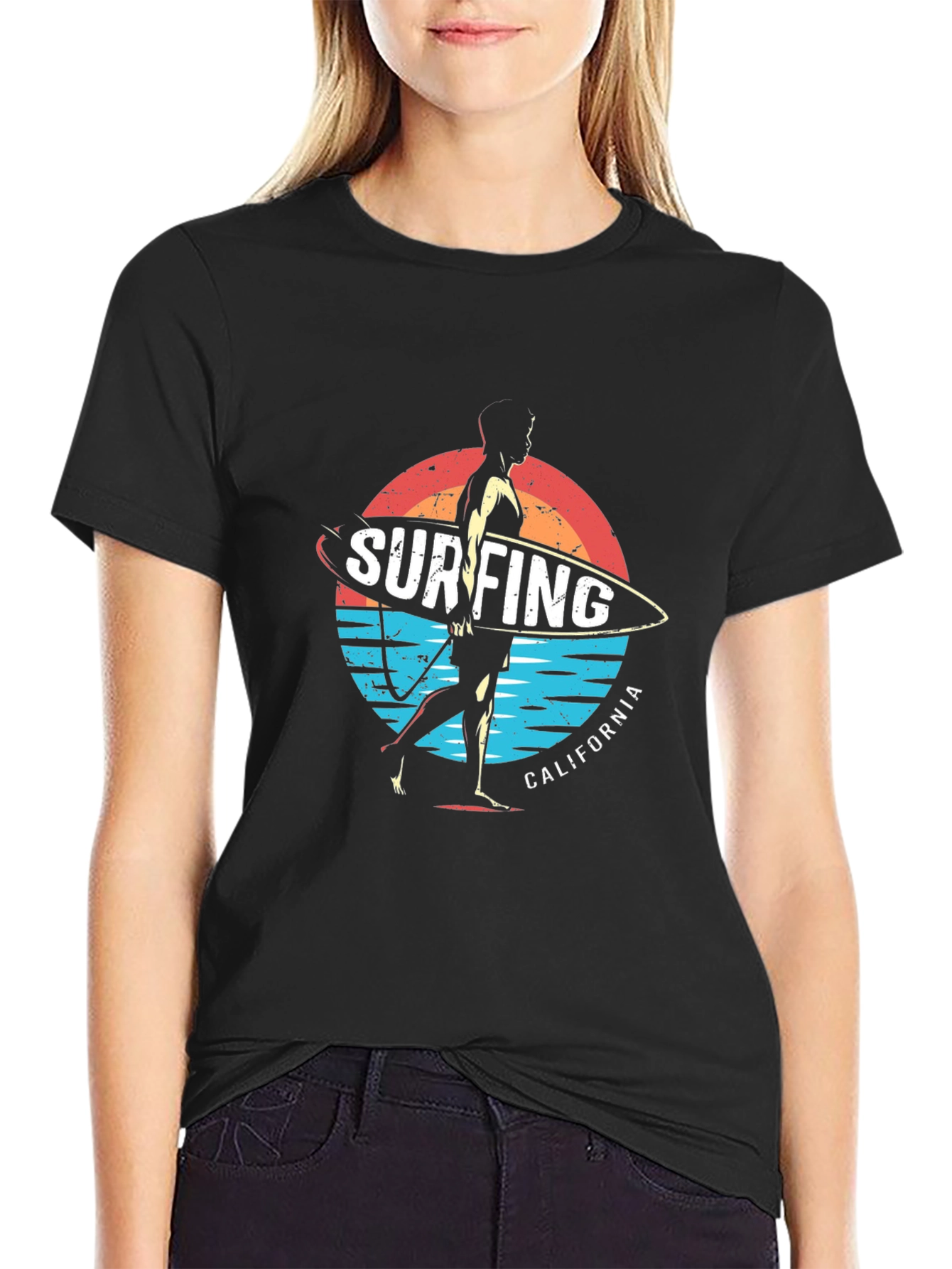 Surfing California Graphic Tee
