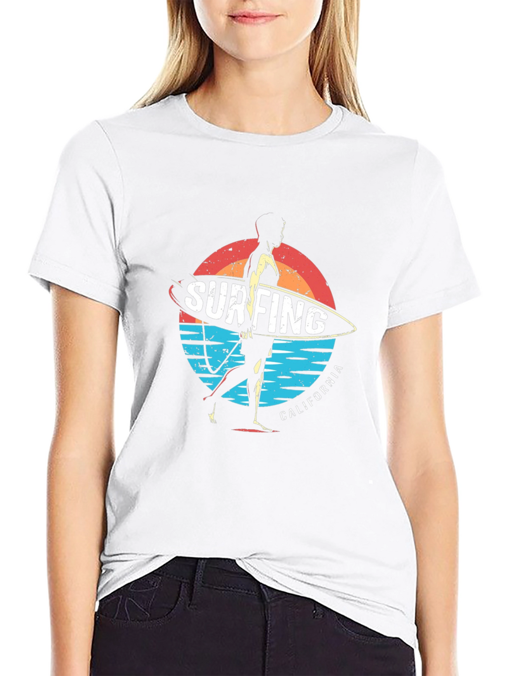 Surfing California Graphic Tee
