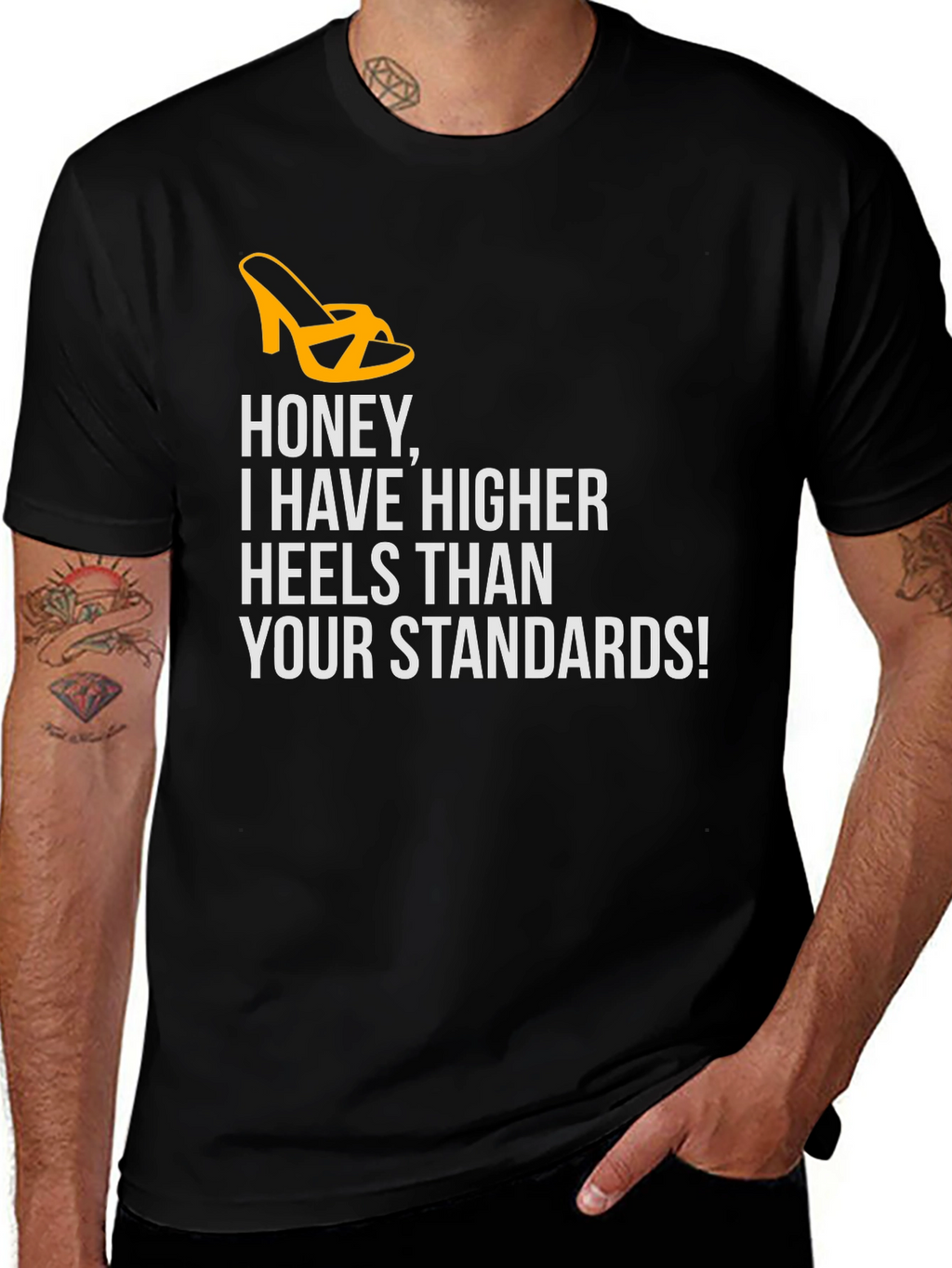 Sassy Honey Higher Heels Graphic Tee