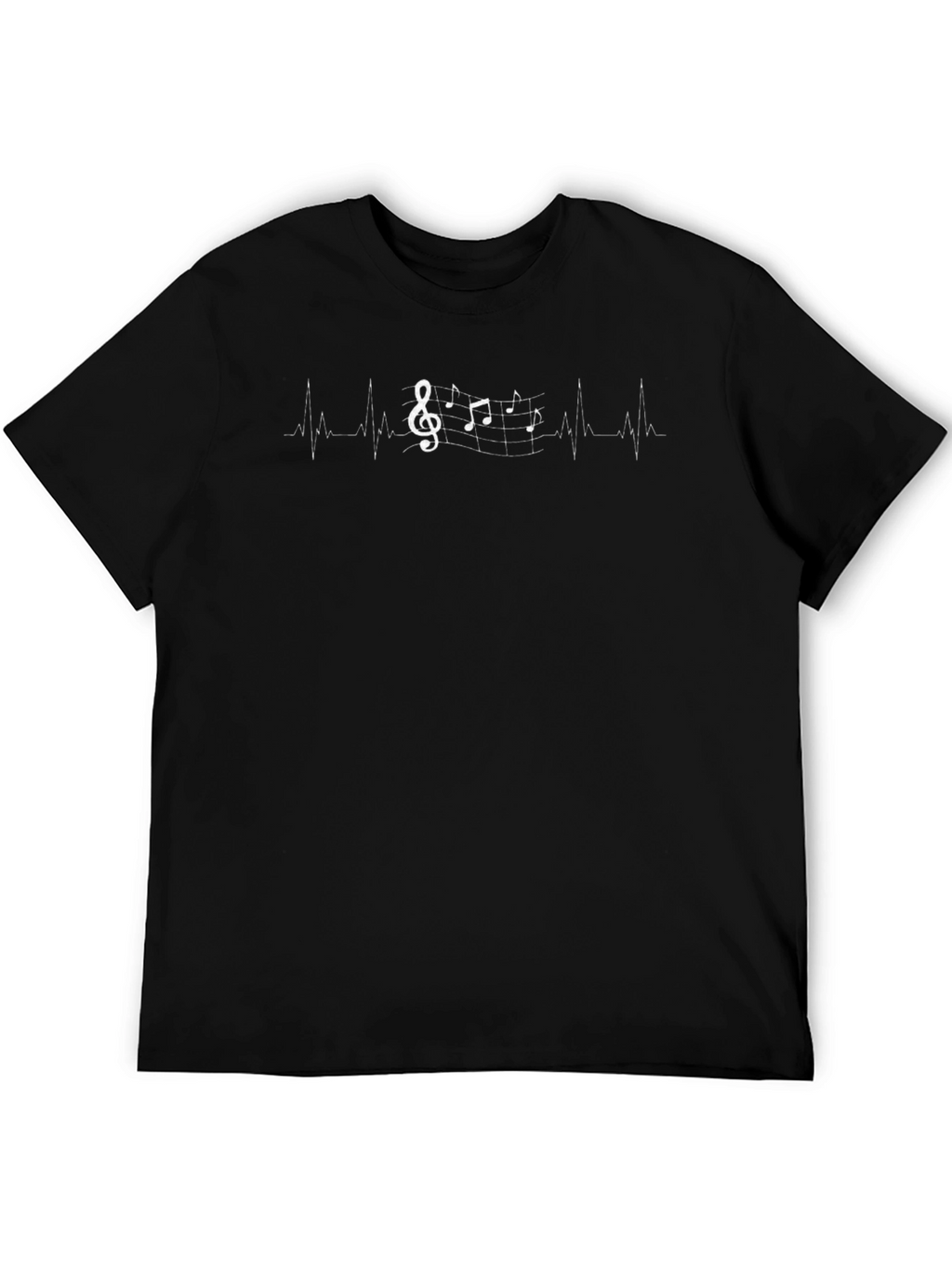 Musical Heartbeat T-Shirt - Music Lover Tee