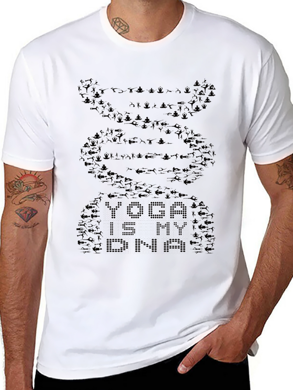 Yoga Is My DNA - Mens Graphic Tee