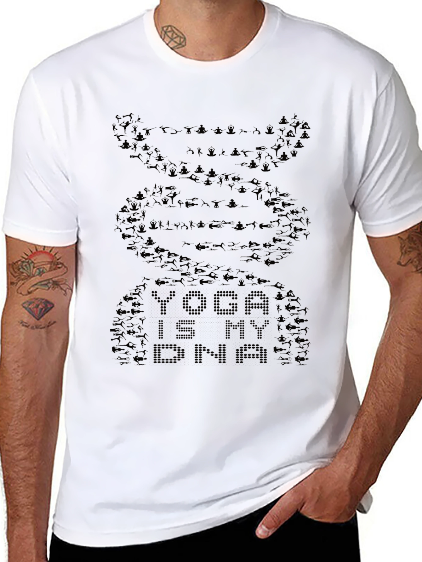 Yoga Is My DNA - Mens Graphic Tee