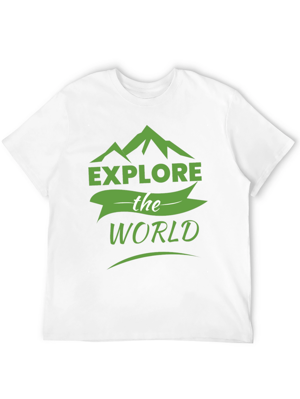 Explore the World Graphic Tee - Black