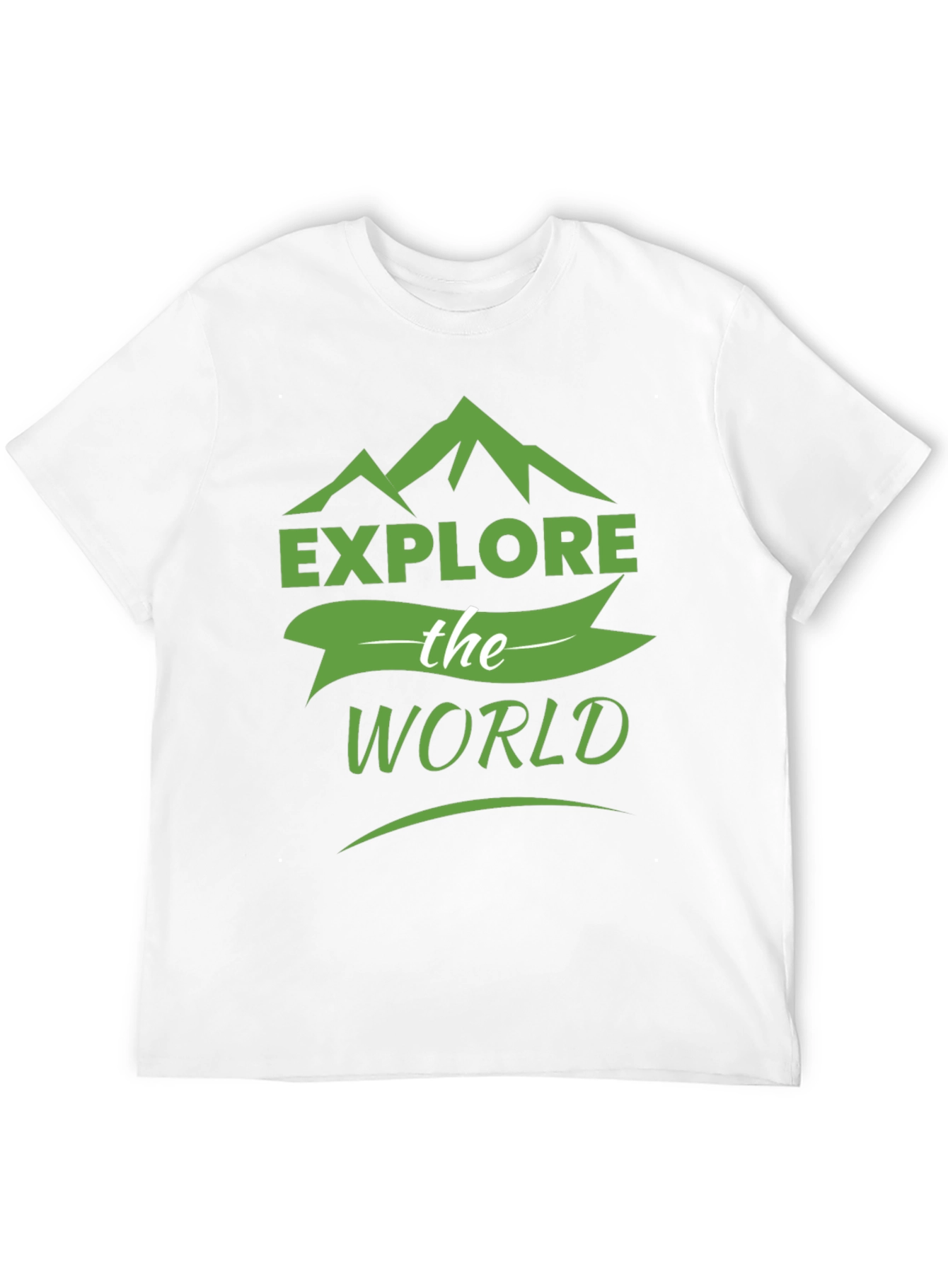 Explore the World Graphic Tee - Black