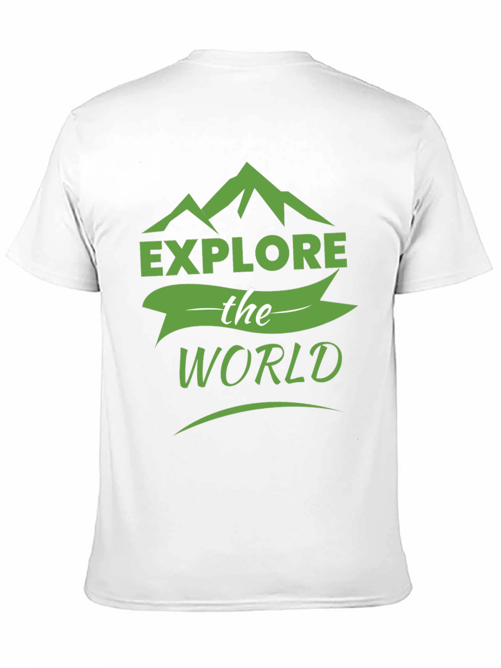 Explore the World Graphic Tee - Black