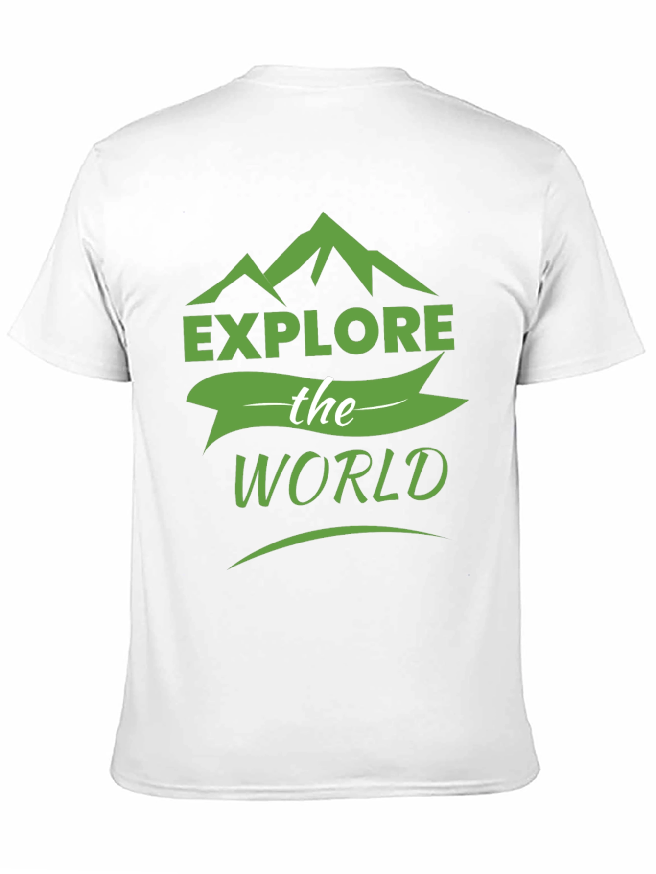 Explore the World Graphic Tee - Black