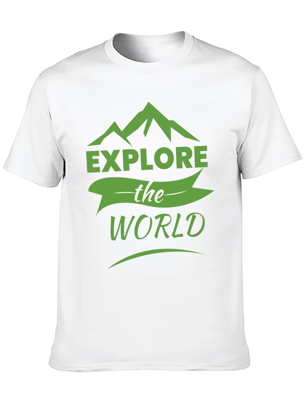 Explore the World Graphic Tee - Black