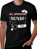 All American Nurse Graphic Tee