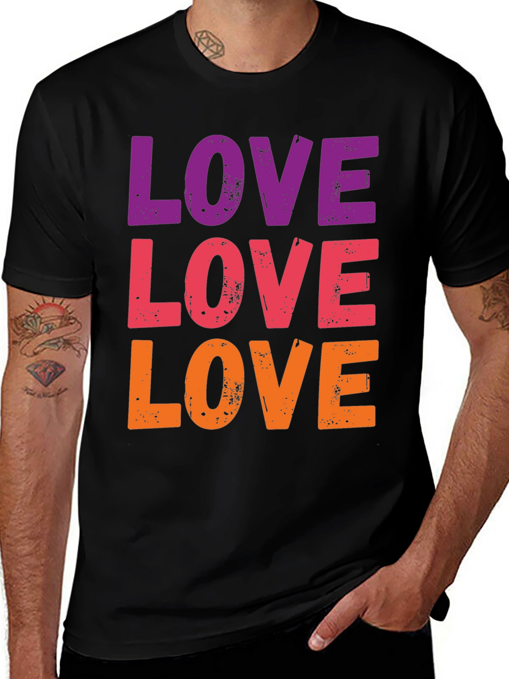 Love Graphic T-Shirt - Trendy & Bold!