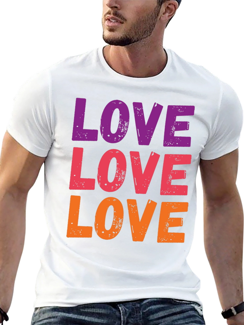 Love Graphic T-Shirt - Trendy & Bold!