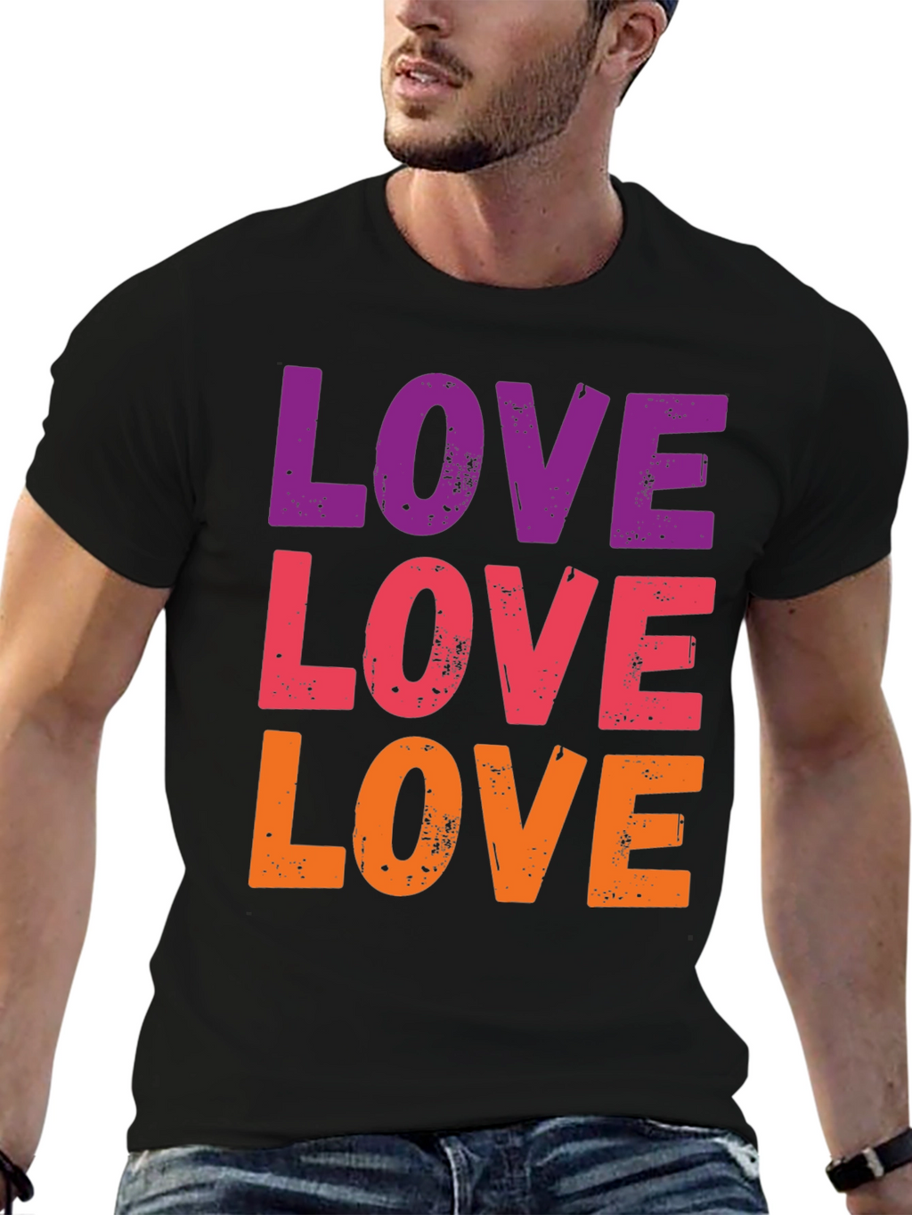 Love Graphic T-Shirt - Trendy & Bold!
