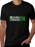 Game Mode On Black T-Shirt