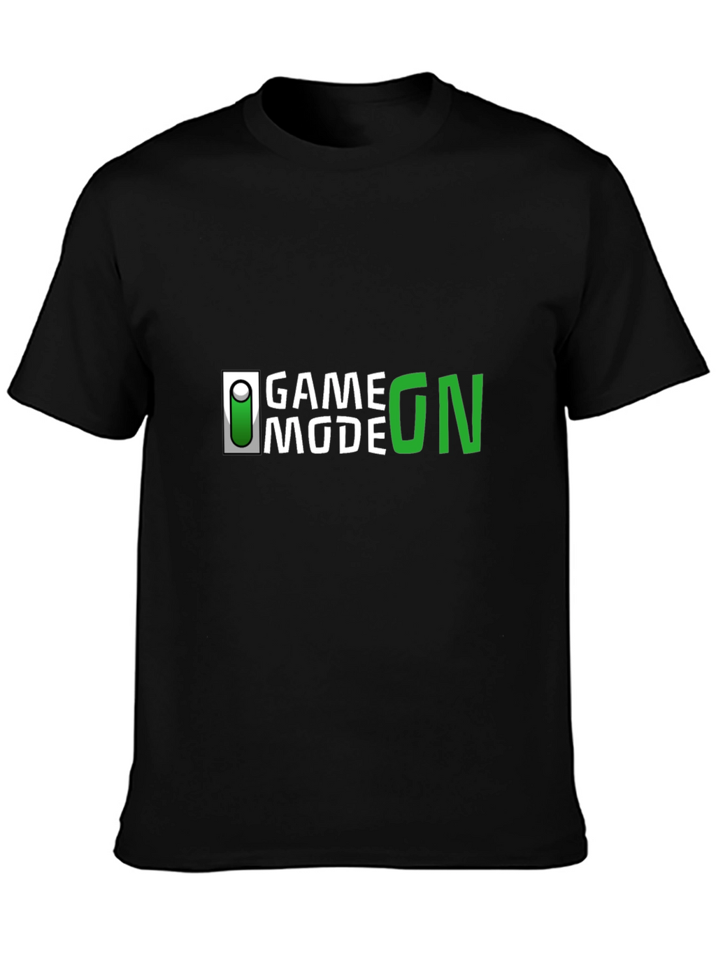 Game Mode On Black T-Shirt