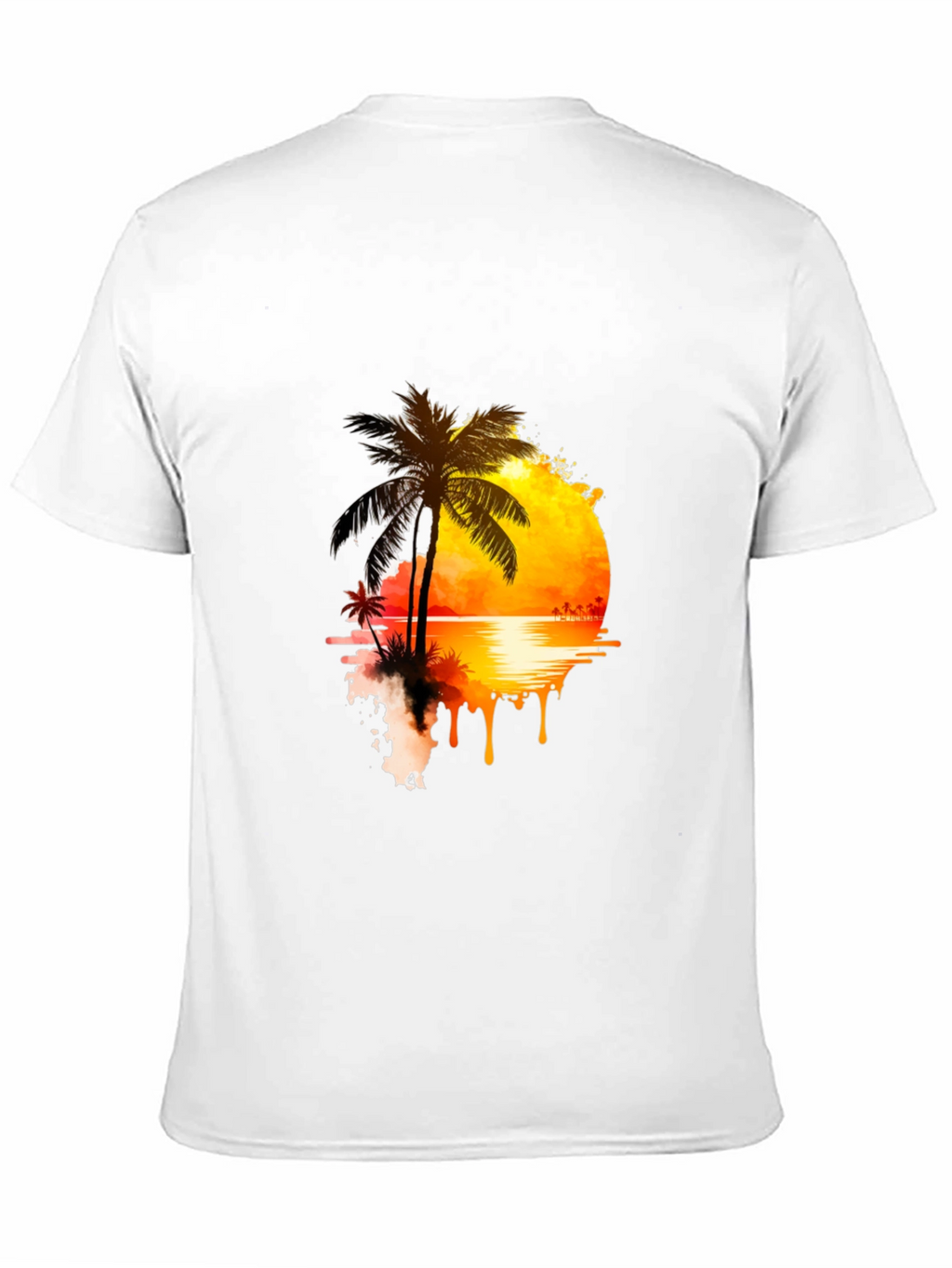 Sunset Palm Graphic Tee - Relaxed Fit