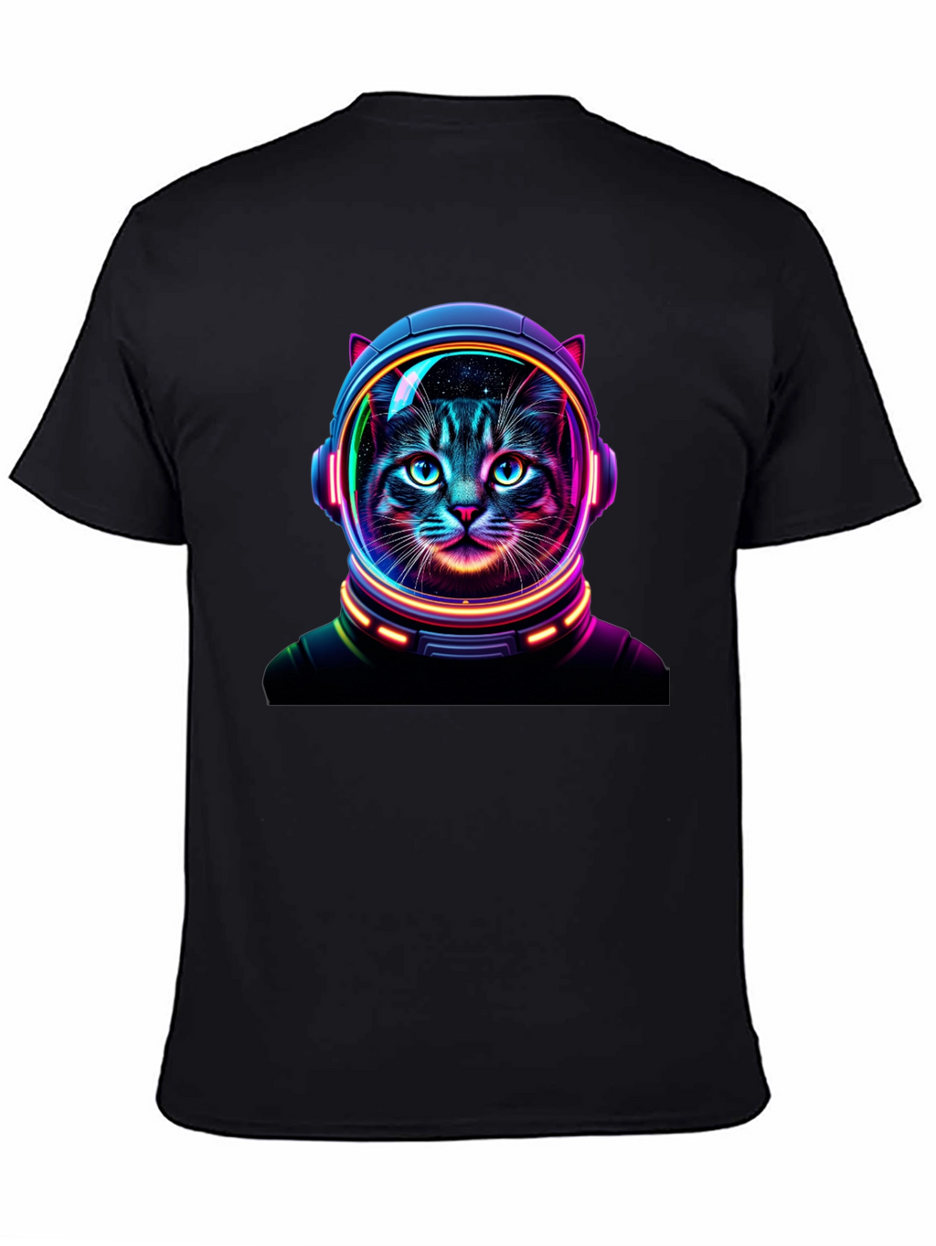 Cosmic Cat T-Shirt - Astronaut Feline Design