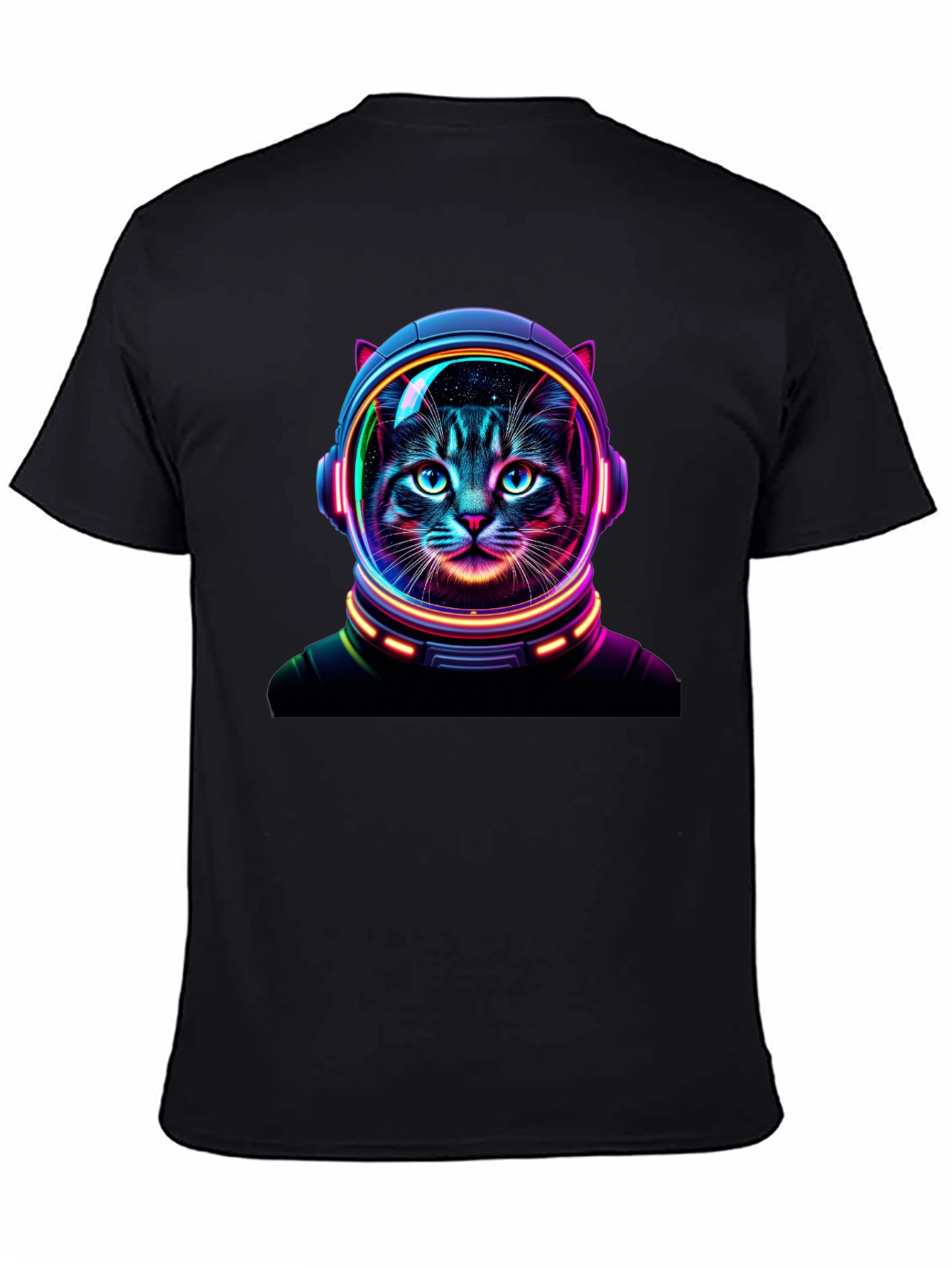 Cosmic Cat T-Shirt - Astronaut Feline Design