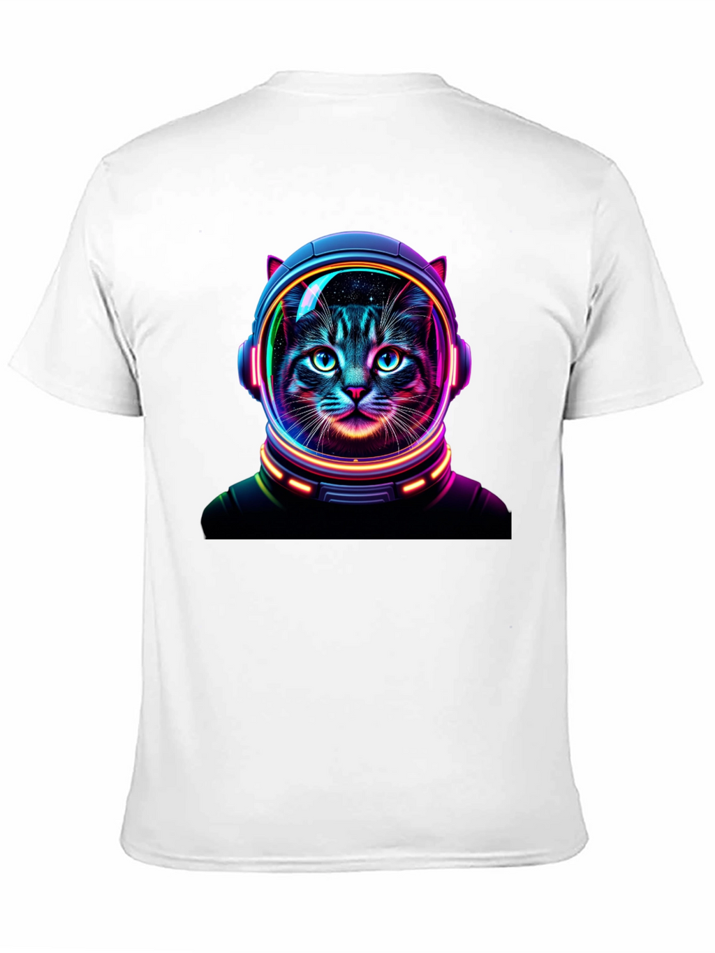 Cosmic Cat T-Shirt - Astronaut Feline Design