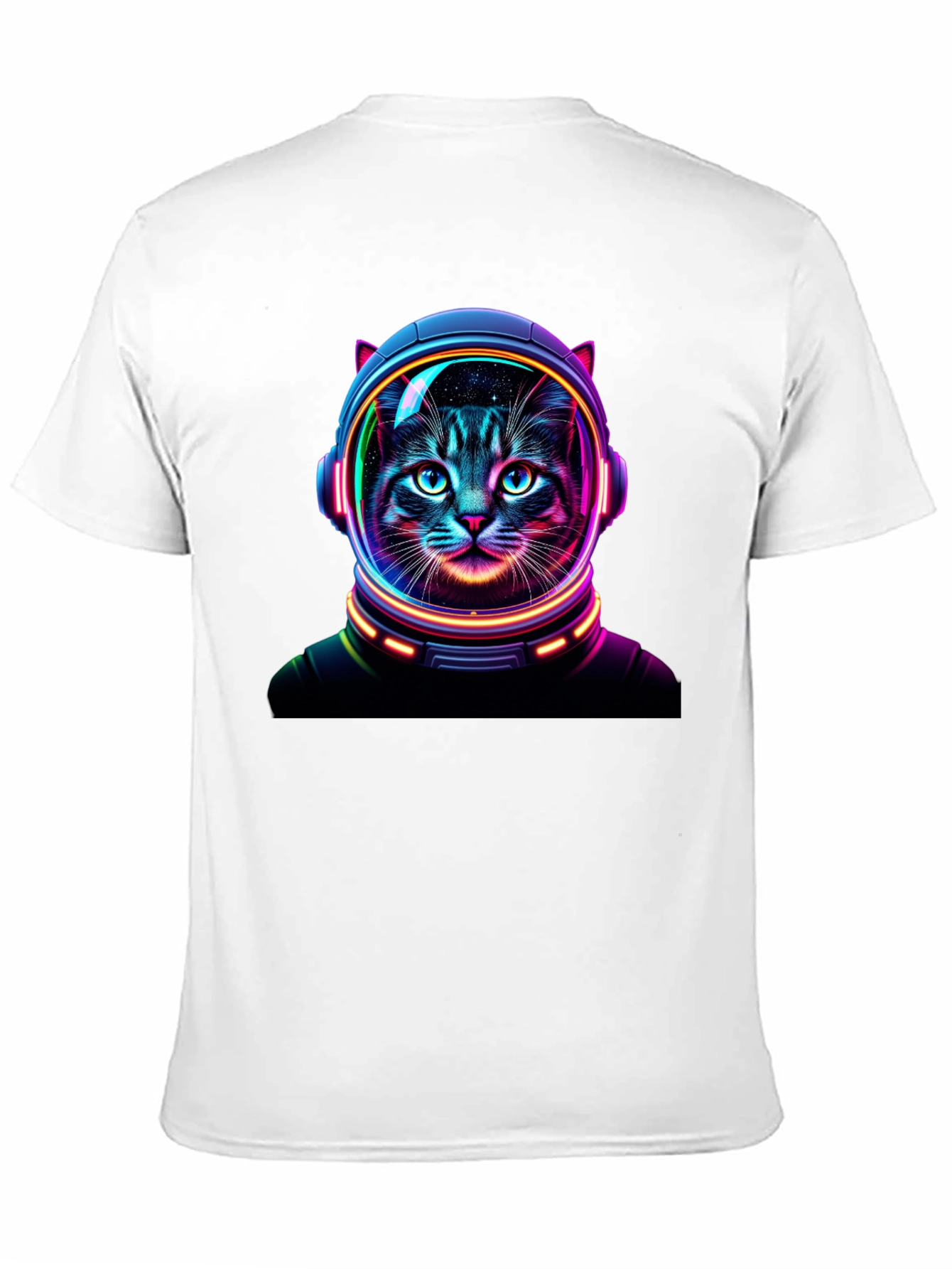 Cosmic Cat T-Shirt - Astronaut Feline Design