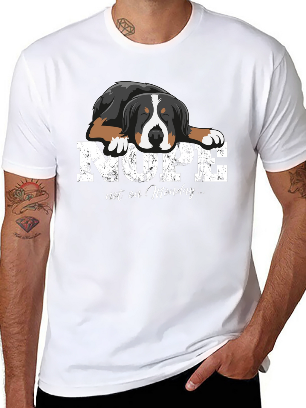Nope Not On Monday Dog T-Shirt