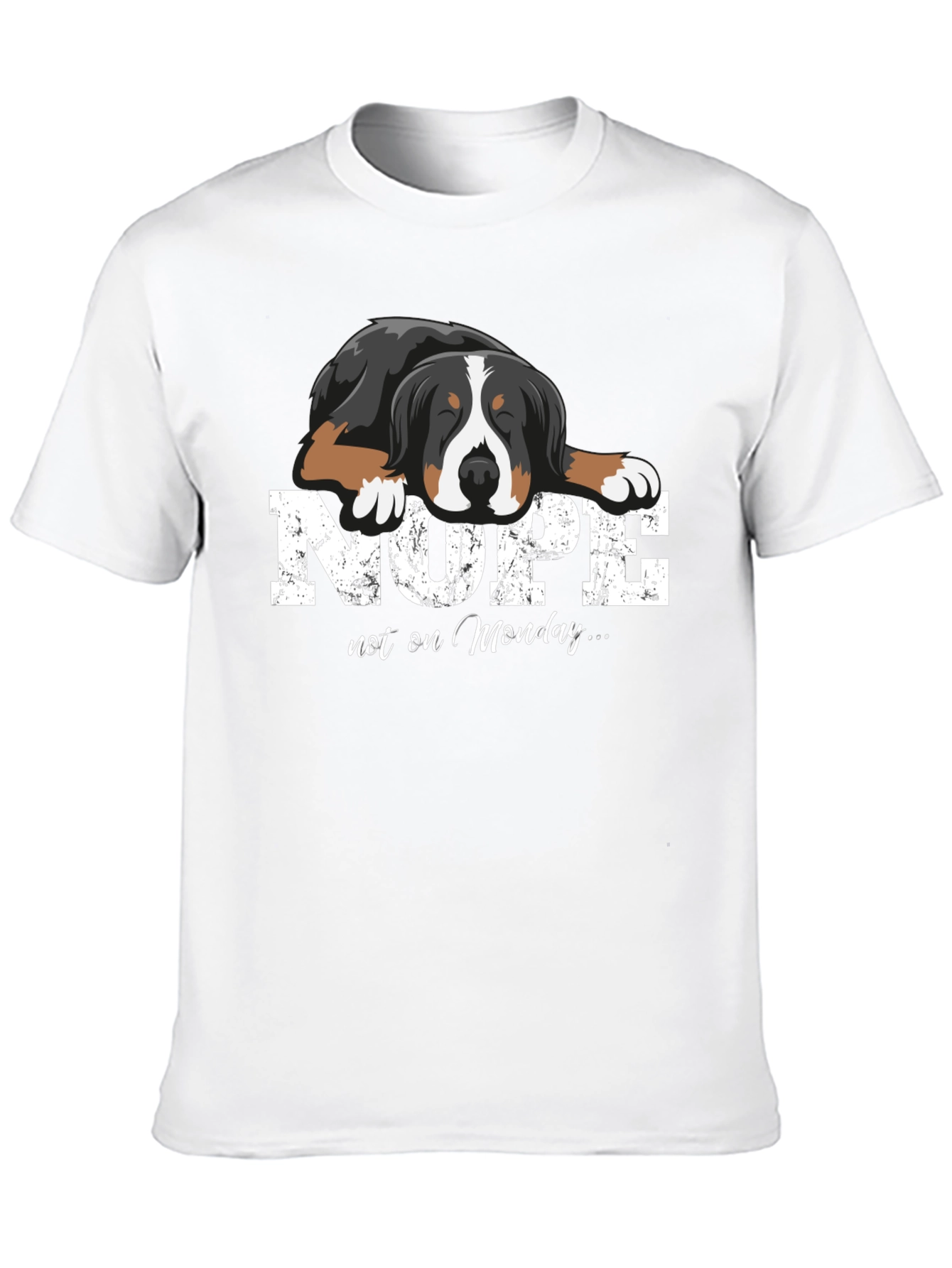 Nope Not On Monday Dog T-Shirt