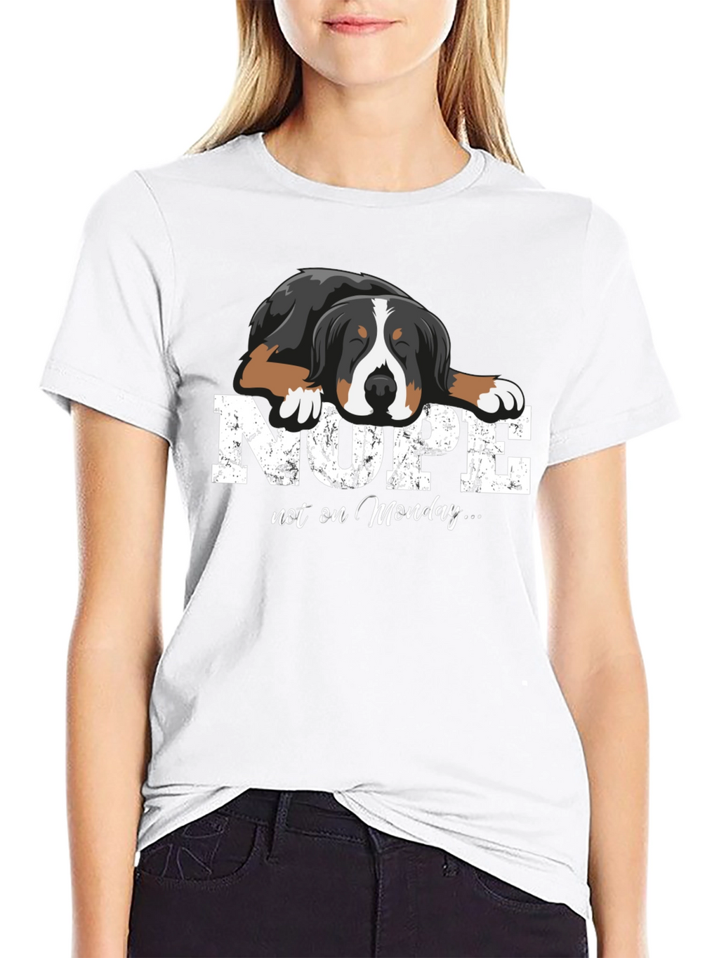 Nope Not On Monday Dog T-Shirt