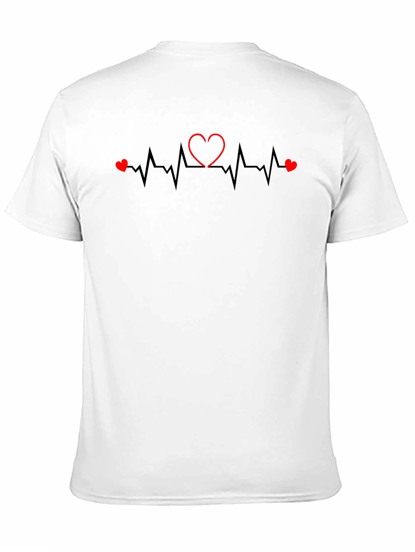 Heartbeat Love Graphic T-Shirt - Mens