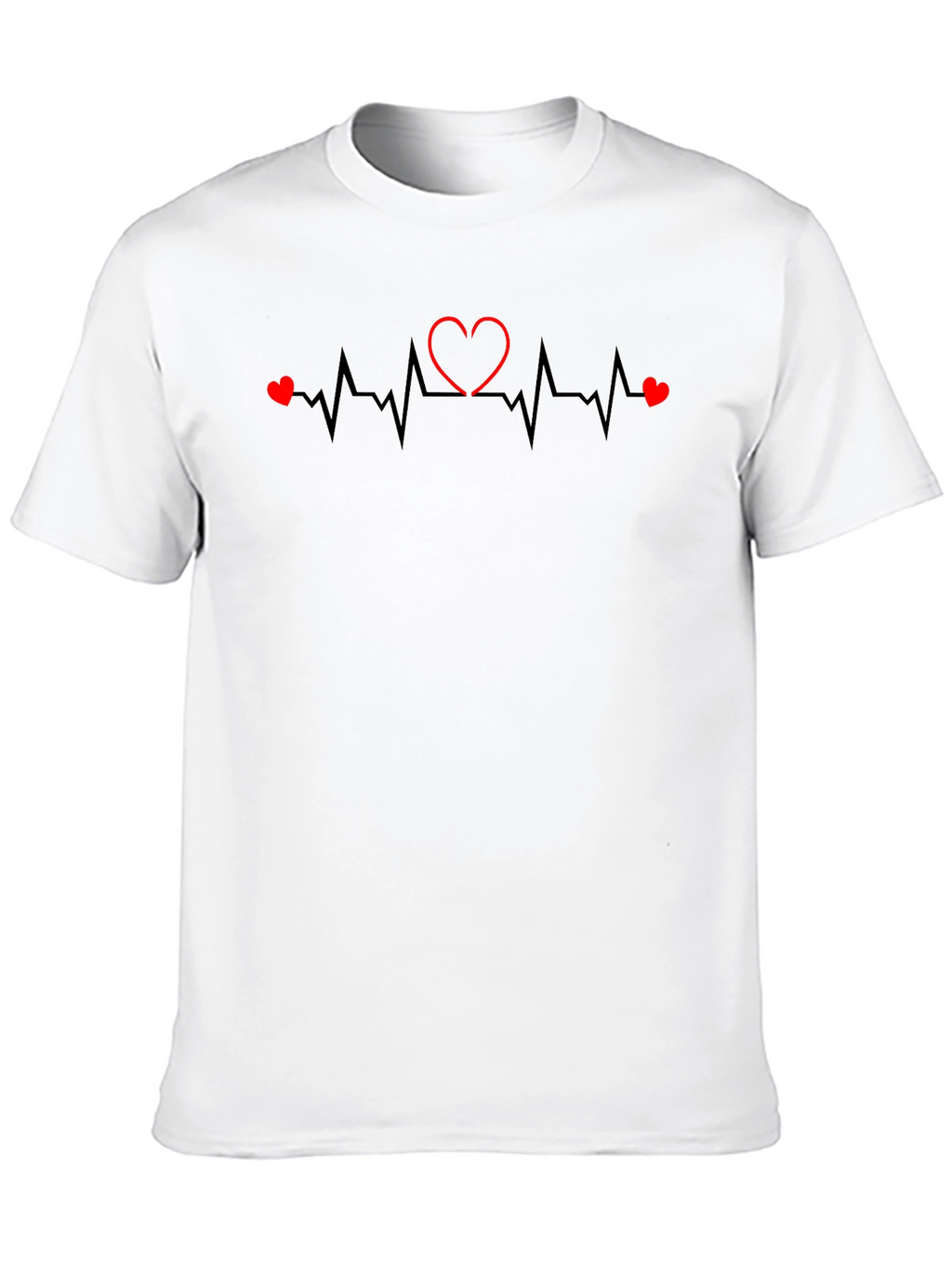 Heartbeat Love Graphic T-Shirt - Mens