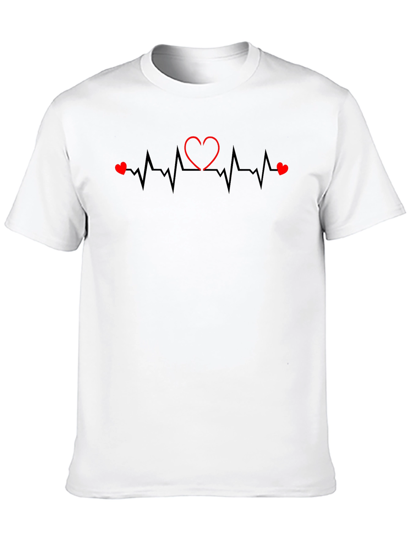 Heartbeat Love Graphic T-Shirt - Mens