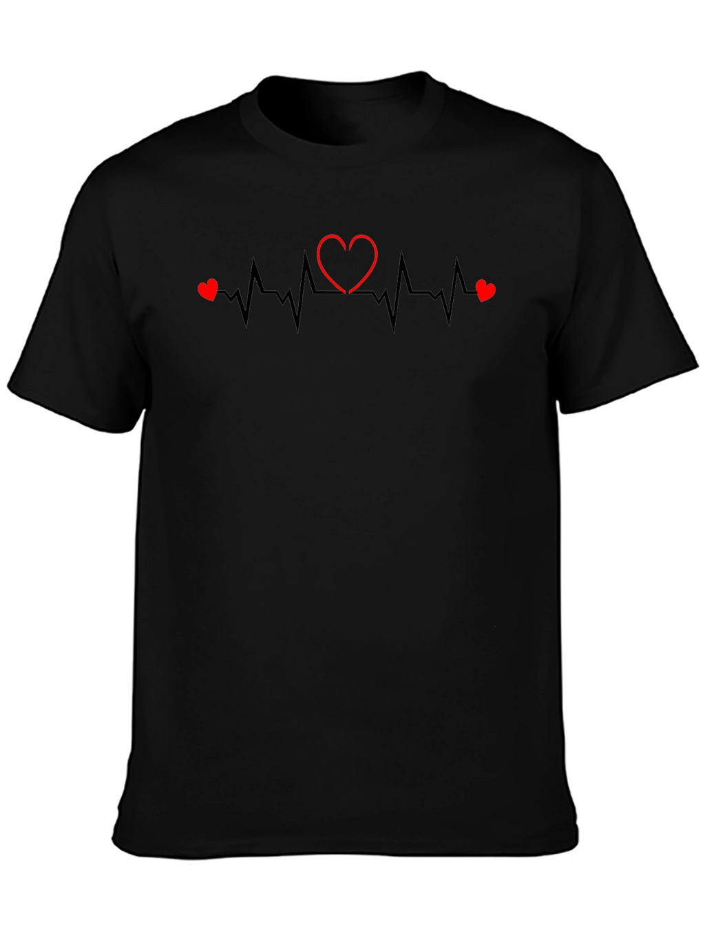 Heartbeat Love Graphic T-Shirt - Mens
