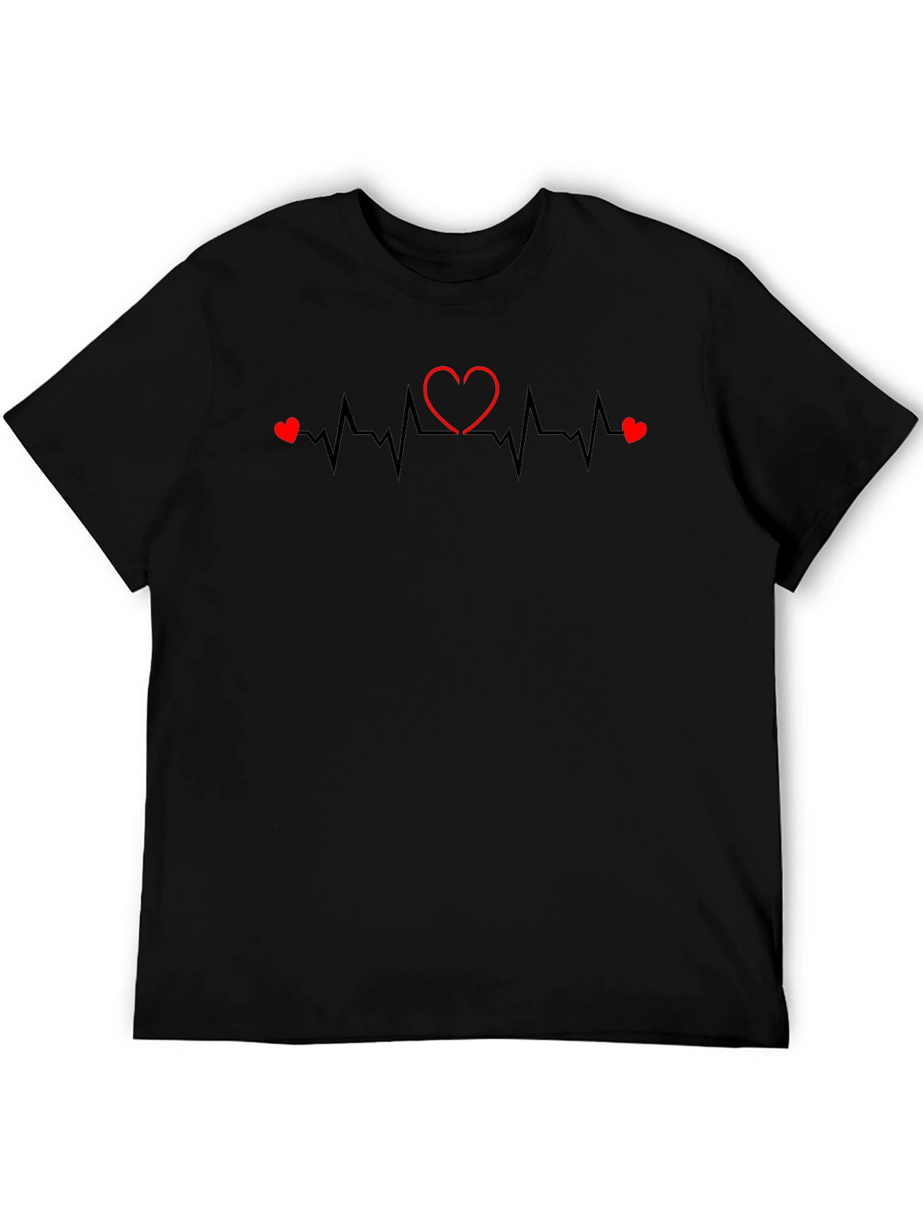Heartbeat Love Graphic T-Shirt - Mens