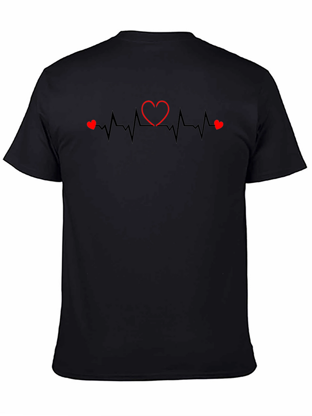 Heartbeat Love Graphic T-Shirt - Mens