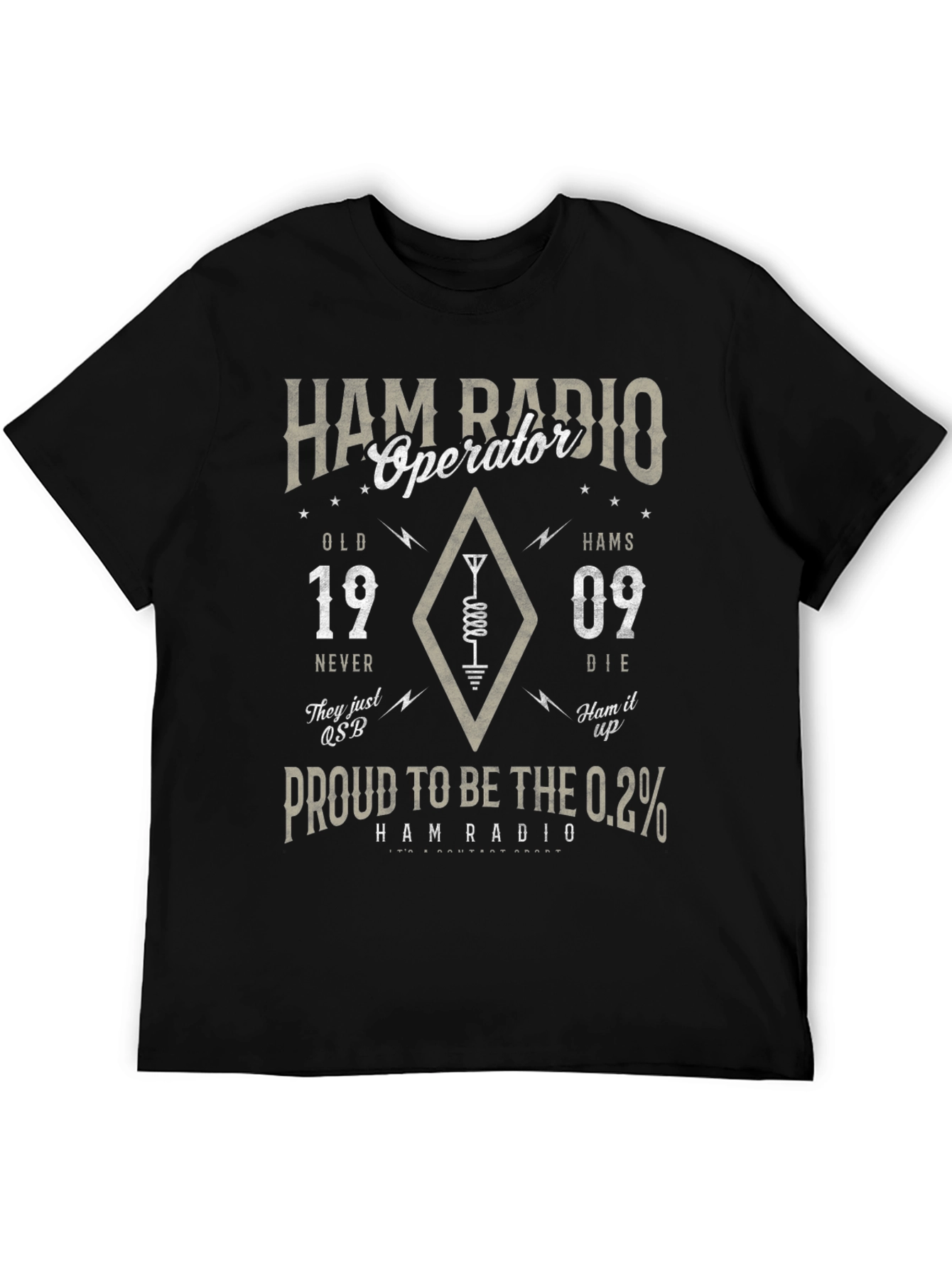 Ham Radio Operator T-Shirt: Proud to Be The 0.2%