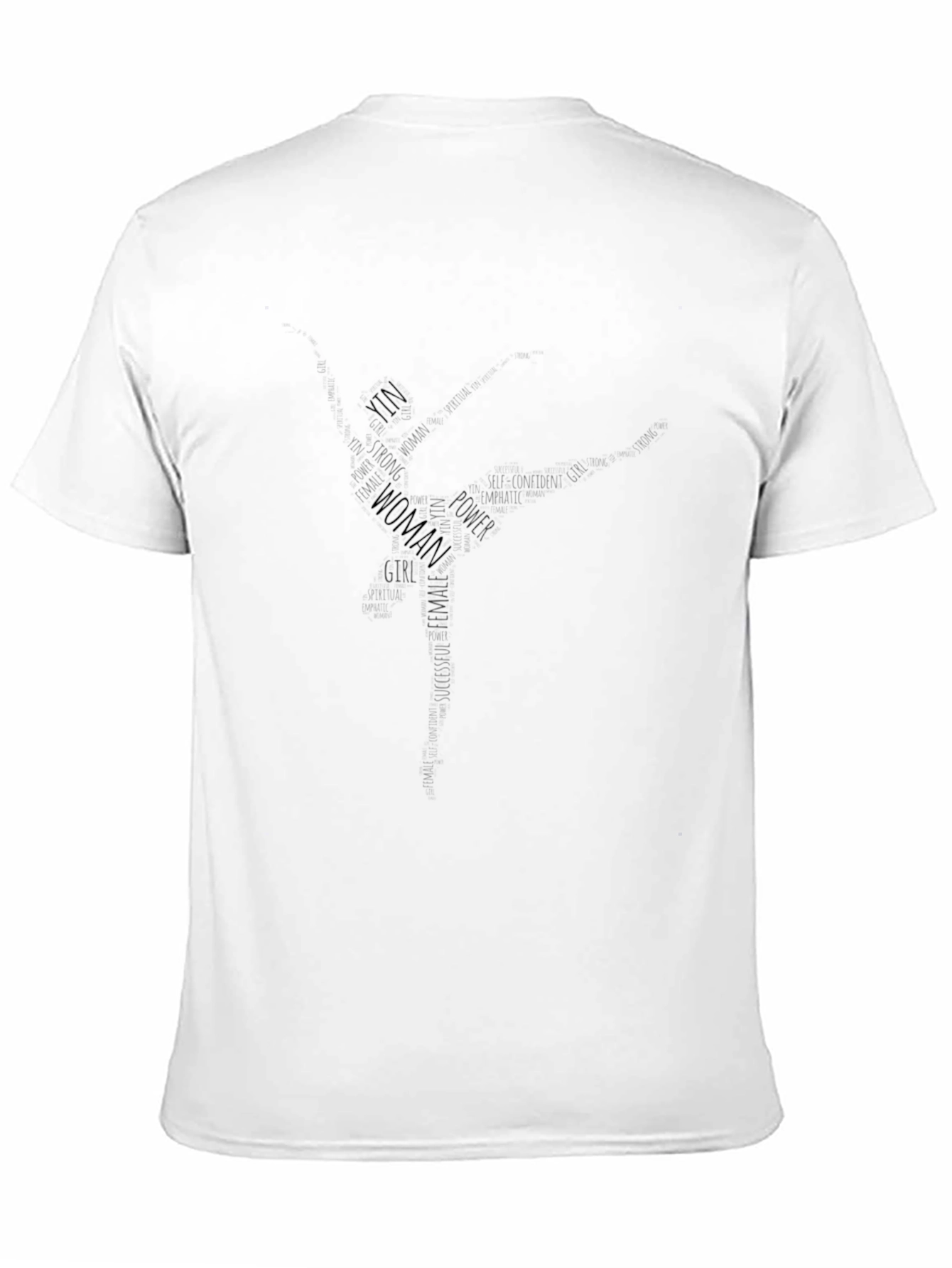 Empowered Woman T-Shirt - Word Art Design