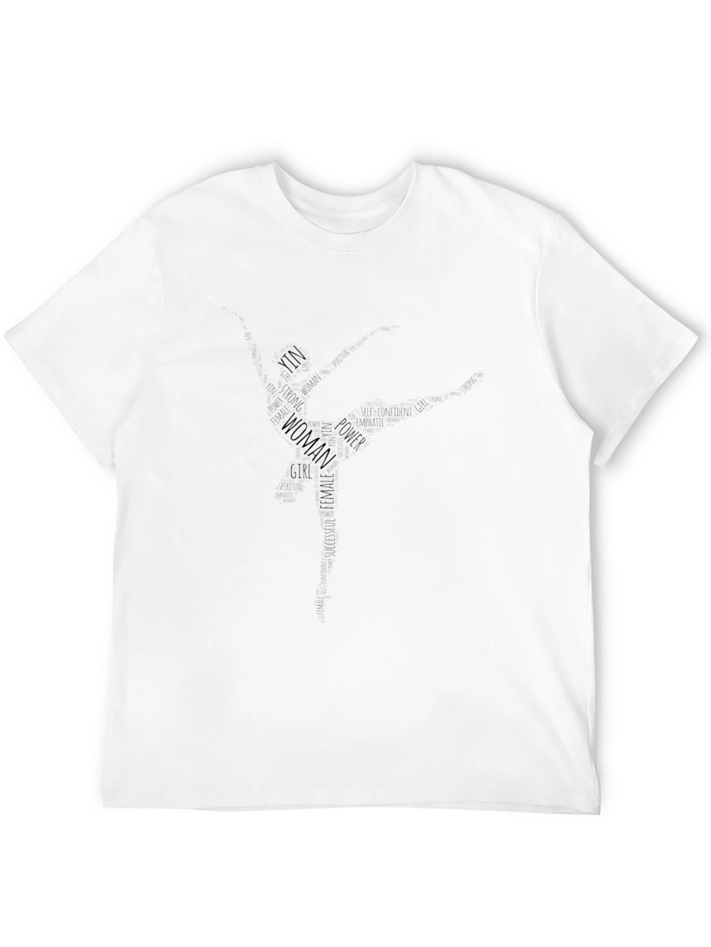 Empowered Woman T-Shirt - Word Art Design