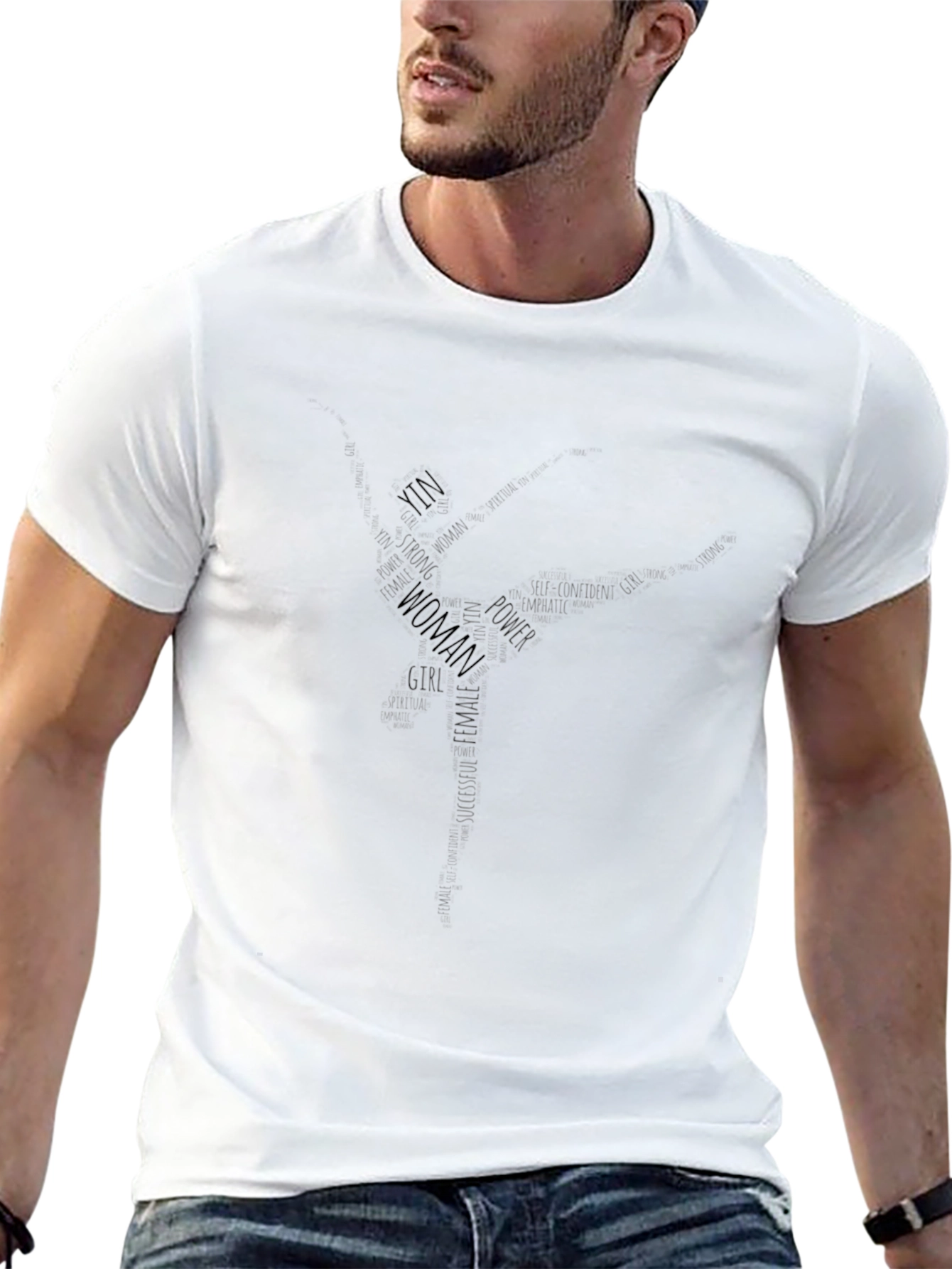 Empowered Woman T-Shirt - Word Art Design