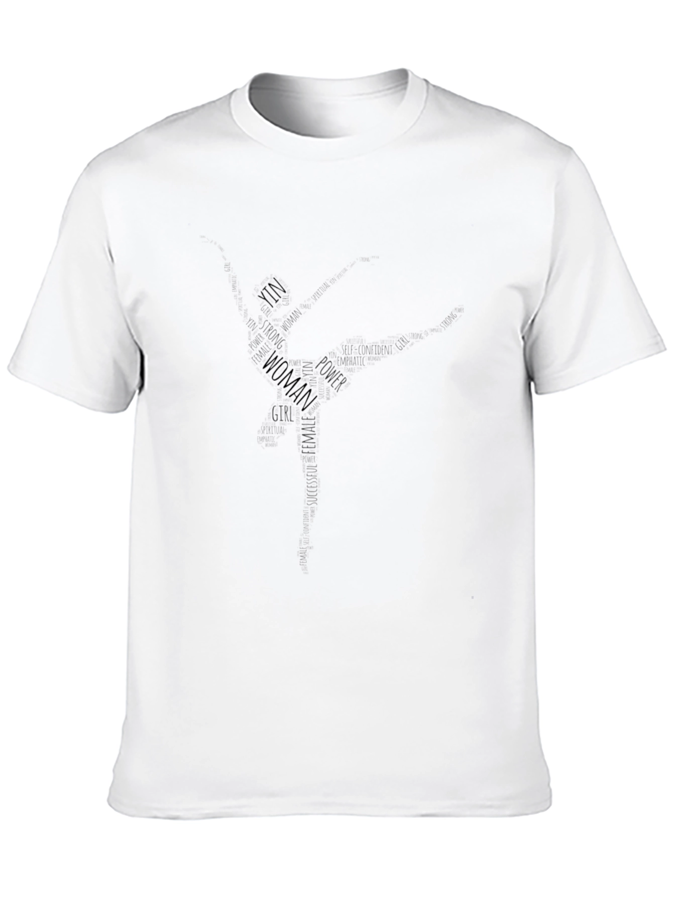 Empowered Woman T-Shirt - Word Art Design