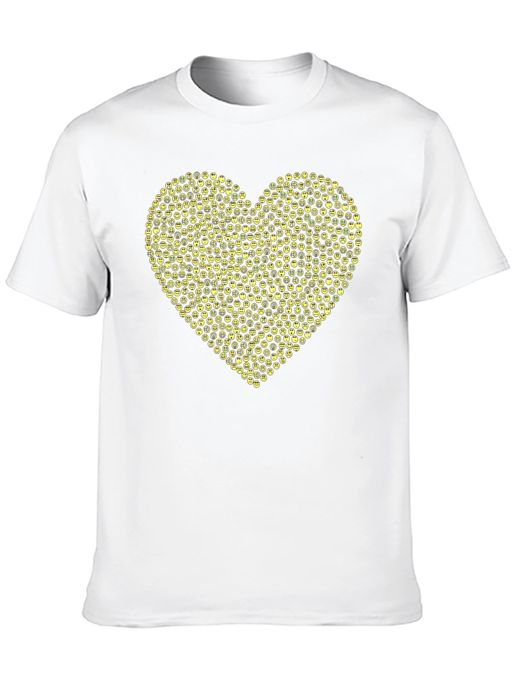 Emoji Heart Graphic Black Tee