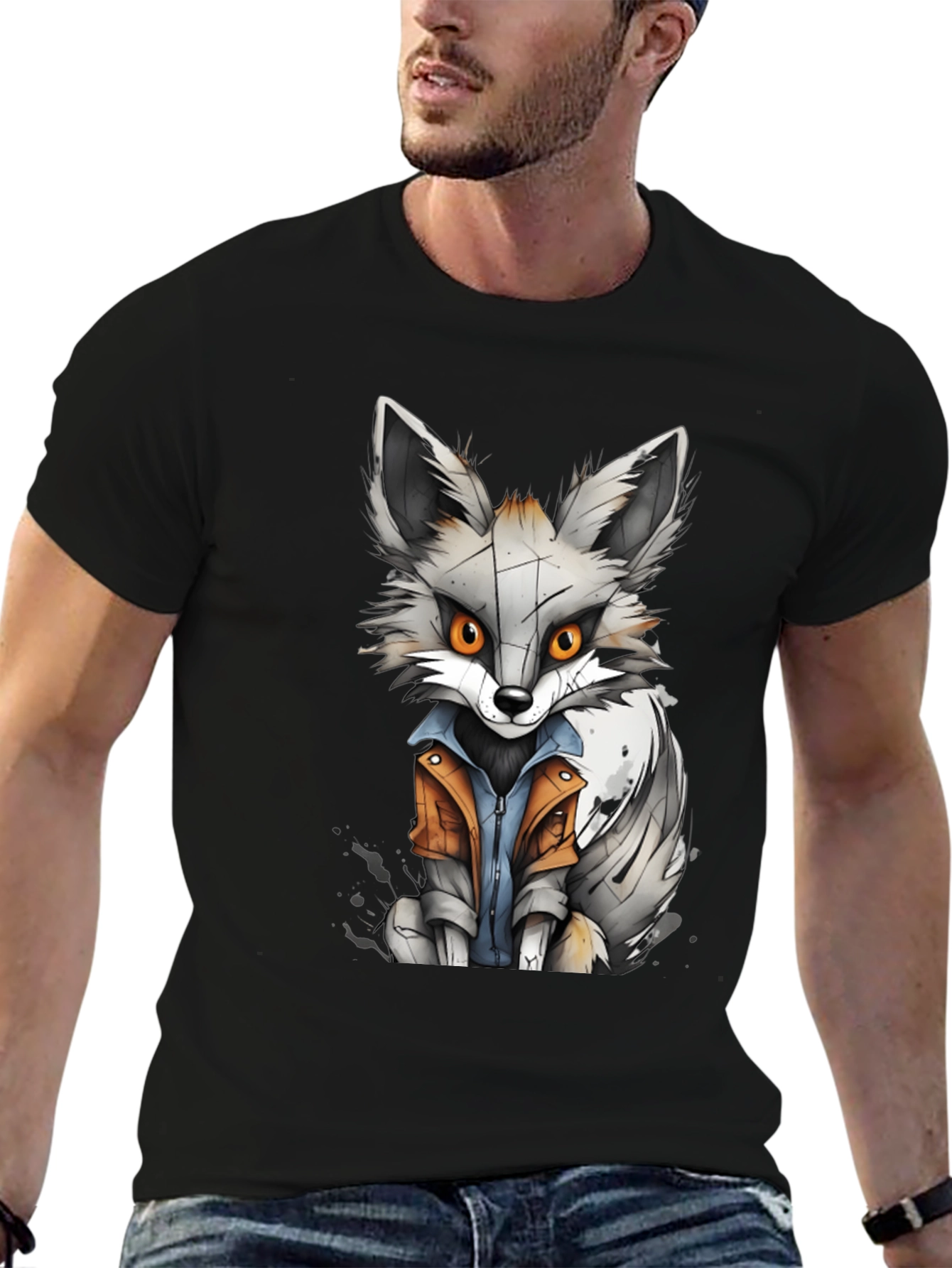 Cool Fox Graphic T-Shirt - Urban Streetwear Tee