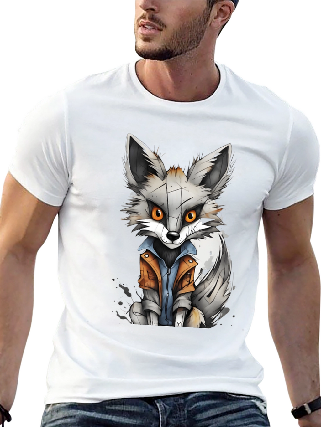 Cool Fox Graphic T-Shirt - Urban Streetwear Tee