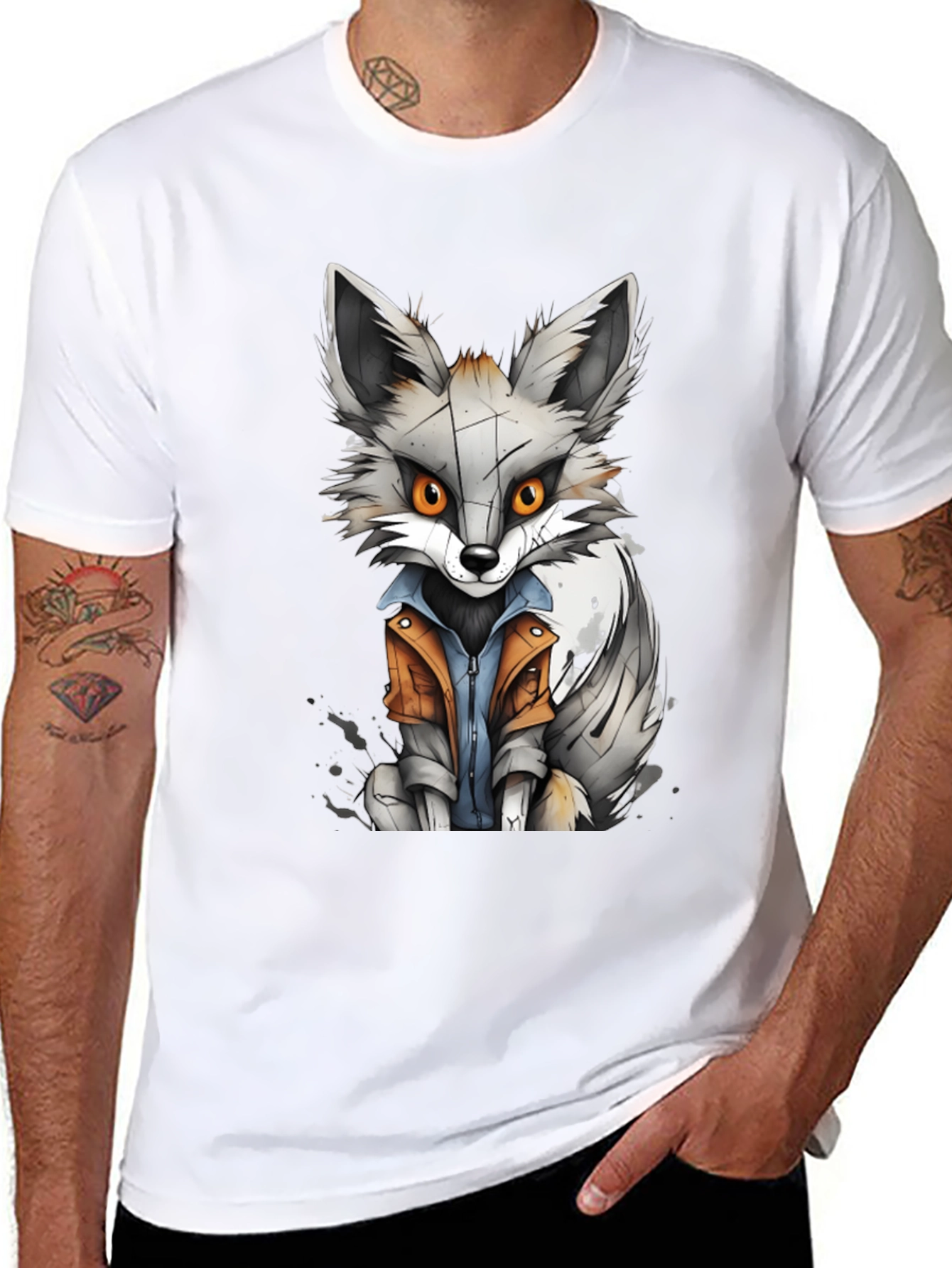Cool Fox Graphic T-Shirt - Urban Streetwear Tee