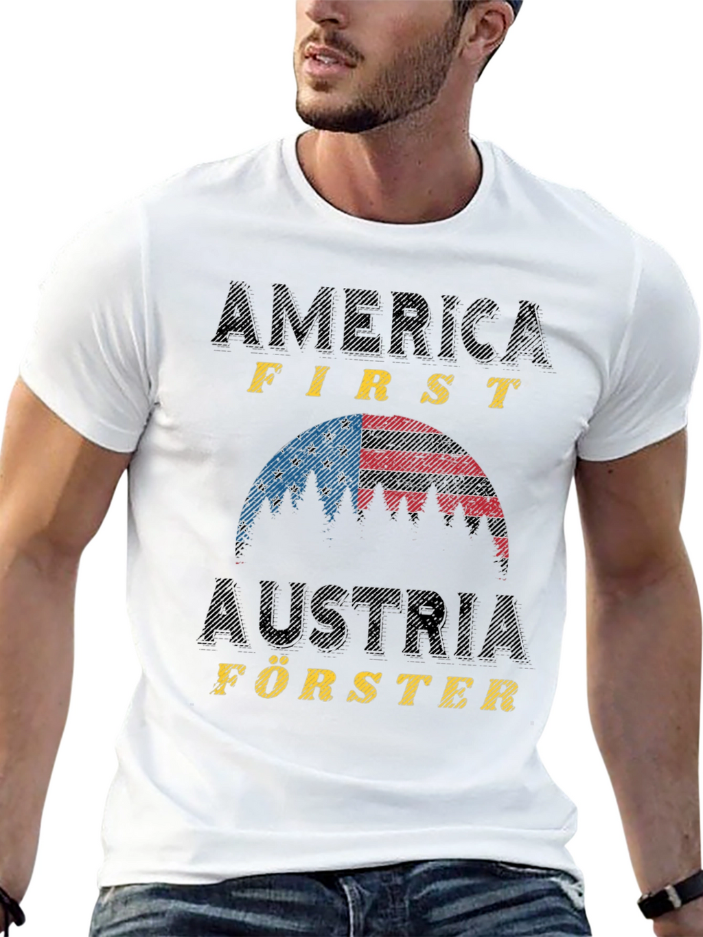 America First Austria Förster T-Shirt