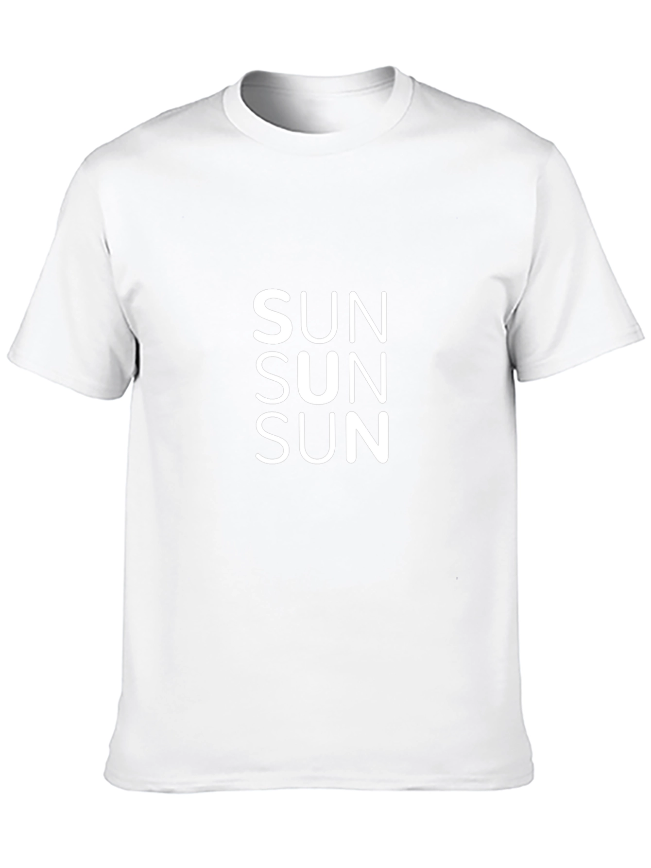 SUN Graphic Black Tee - Stylish Everyday Wear