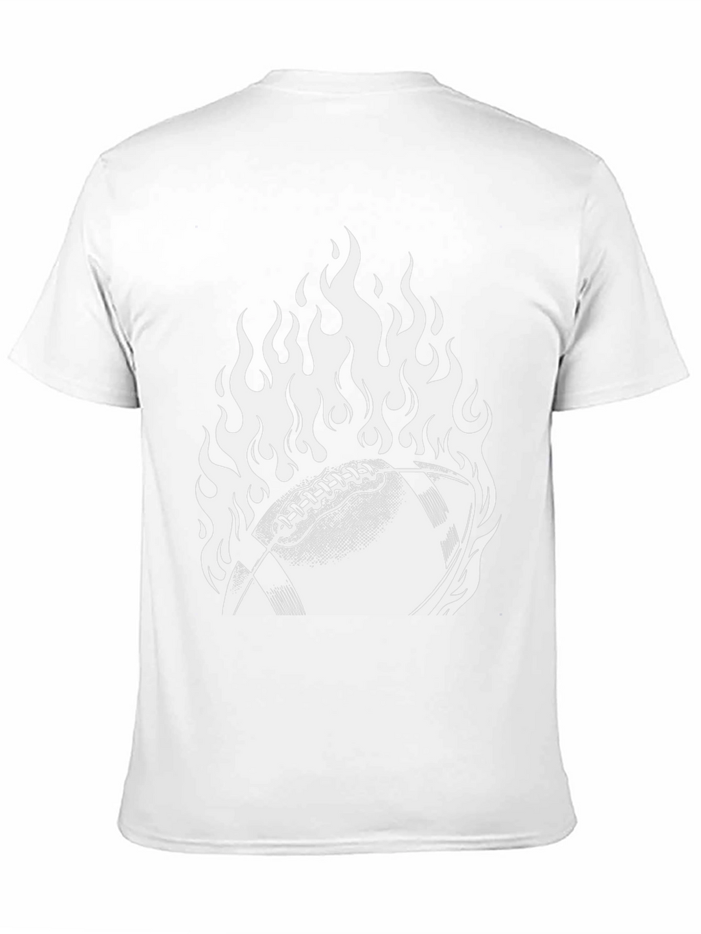 Fiery Football Graphic Tee