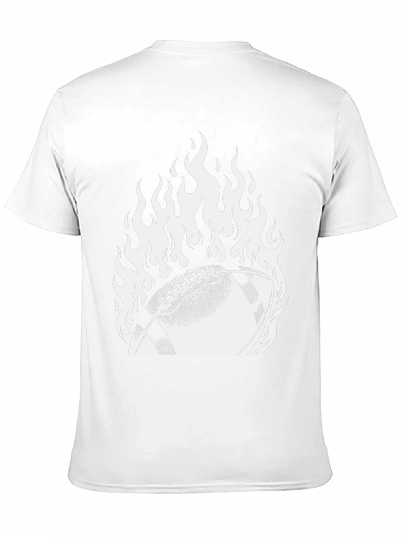 Fiery Football Graphic Tee