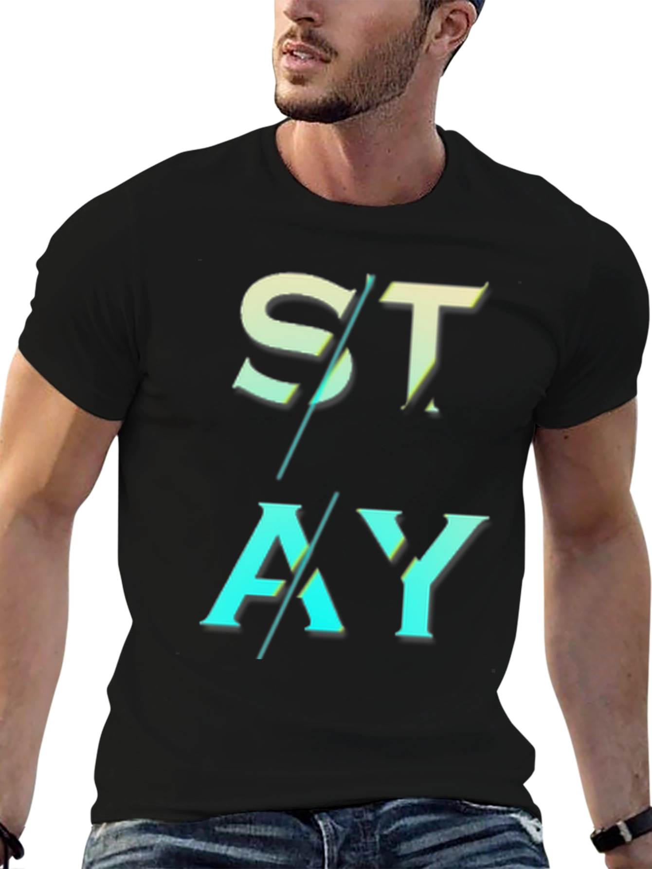 Stay Graphic Tee - Modern Casual Wear