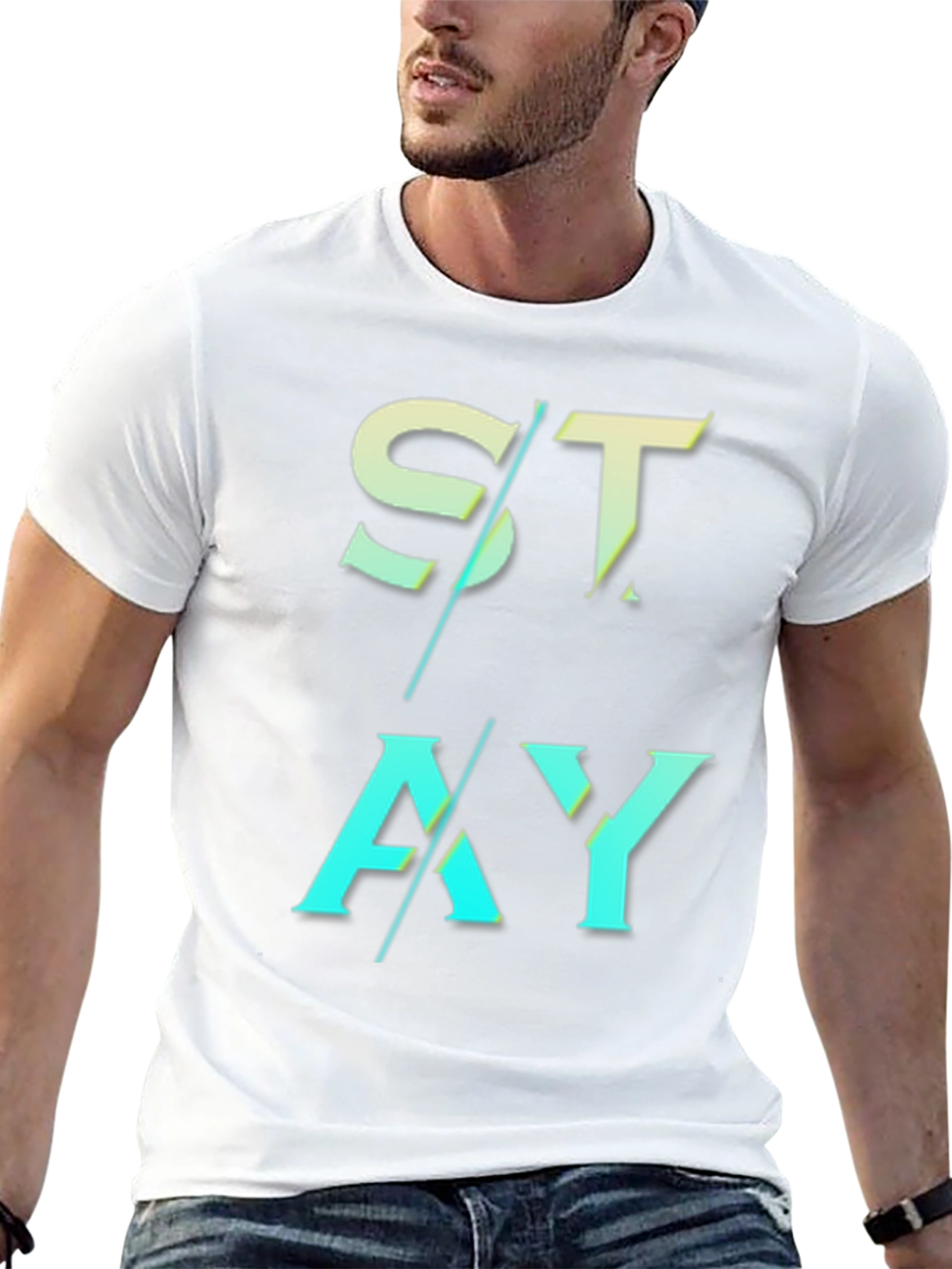 Stay Graphic Tee - Modern Casual Wear