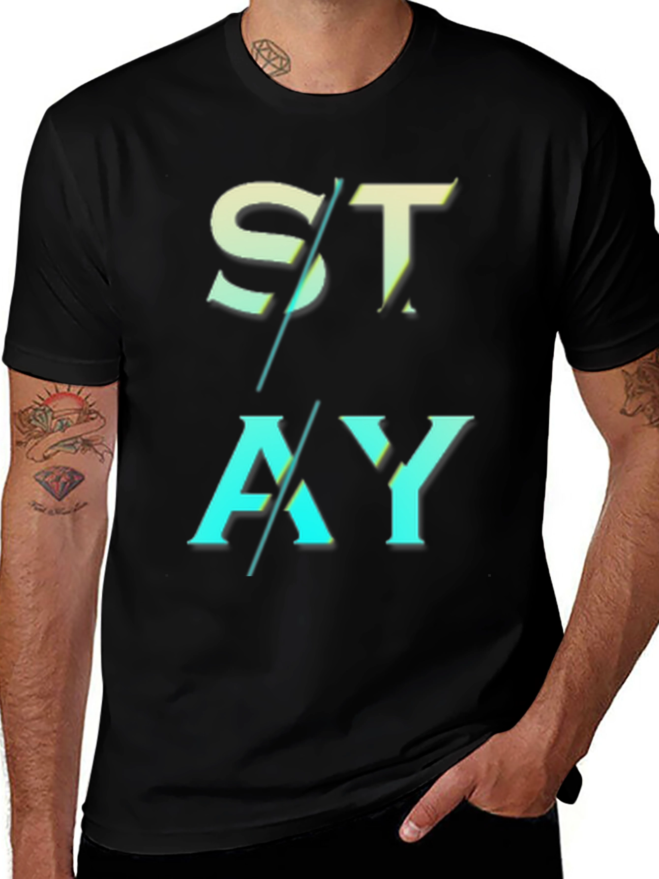Stay Graphic Tee - Modern Casual Wear