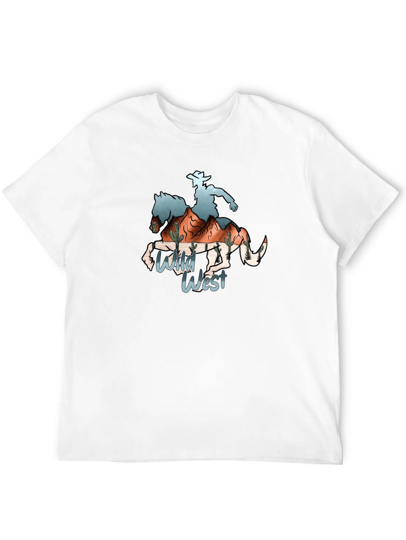 Wild West Cowboy Graphic T-Shirt
