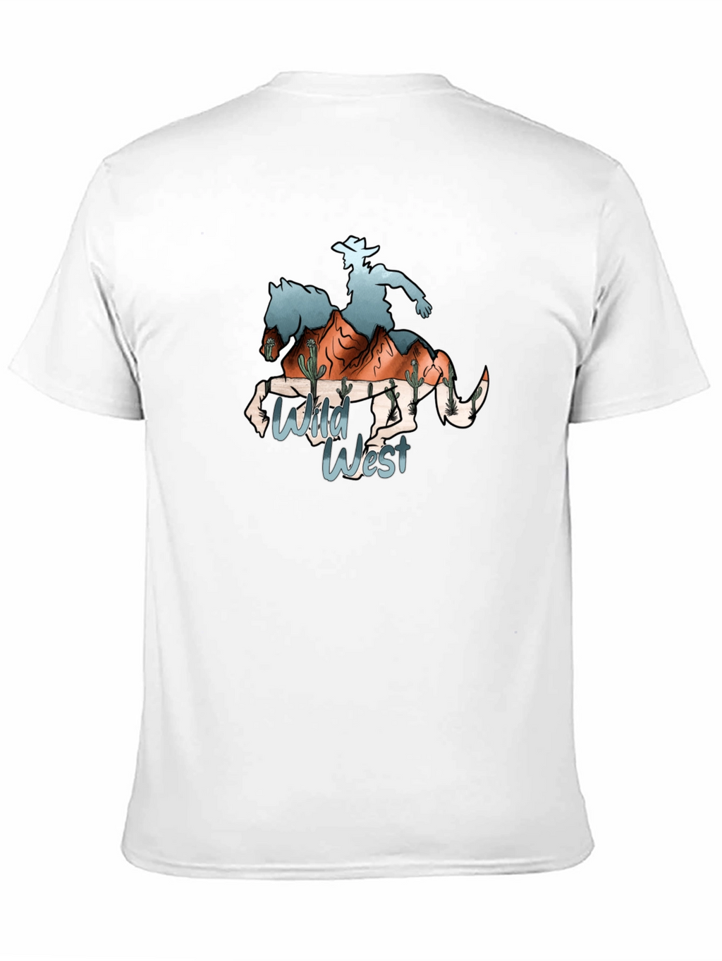 Wild West Cowboy Graphic T-Shirt